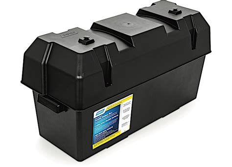 metal battery box for 5th wheel|camco double battery box.